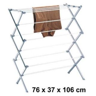 Clothes Airer Dryer Folding Laundry Horse Concertina Clothes Horse 