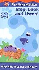 Blues Clues   Stop, Look and Listen [VHS] Steve Burns, Traci Paige 