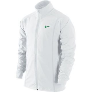 NIKE Mens RF Federer Smash Tennis Jacket White & Green 446913 100
