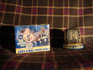   UNIVERSITY 2003 FINAL FOUR RING BASKETBALL CHALK STATUE COLLEGE NCAA