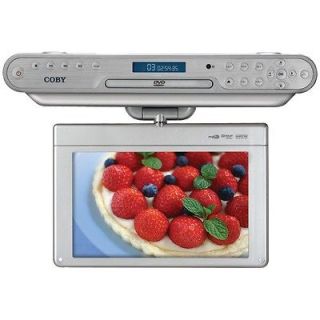 COBY KTFDVD1093SVR UNDER CABINET LCD TV/DVD COMBINATION WITH RADIO (10 
