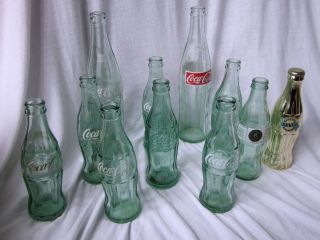 Coca Cola Vintage Glass Collectible Empty Bottle