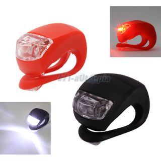 New Waterproof 2 LED Light with Silicone for Cycling Bicycle Bike