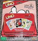 UNO Card Game Special Edition Vintage Peanuts Set in Collectible Tin