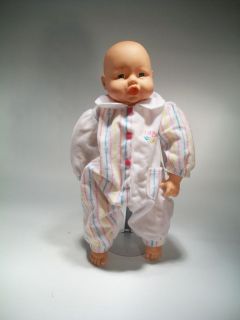 2000 Cititoy Baby Doll Soft Body Vinyl Limbs La Baby Sleeper 18 Tall