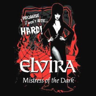 Elvira I Promise I Wont BiteHard Figure T Shirt NEW