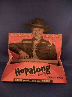 Hopalong Cassidy Candy box / Dated 1950
