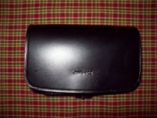 Civil War pistol cartridge box black leather
