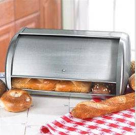 STAINLESS STEEL BREAD BOX *BRAND NEW* GREAT GIFT IDEA