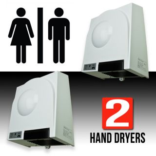   Commercial Hands Free Infrared Automatic Hand Dryers Bathroom Restroom