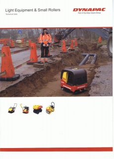 Dynapac Compactors & Roller range Compactors brochure 2001s