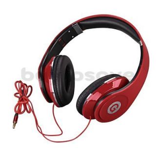  Red Foldable Stereo Headphone Headset Earphone for Phone PC  MP4