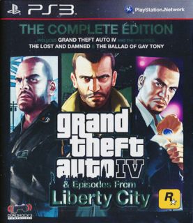 Grand Theft Auto IV THE COMPLETE EDITION 2008 PLAYSTATION 3 Game PS3 