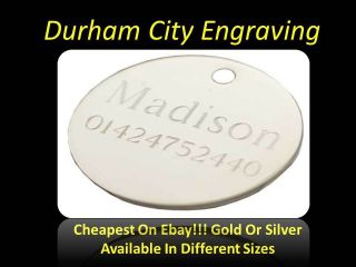   Engraved DOG/CAT ID 30mm/32mm CHEAP+DEEP Computer Engraving Qual​ity