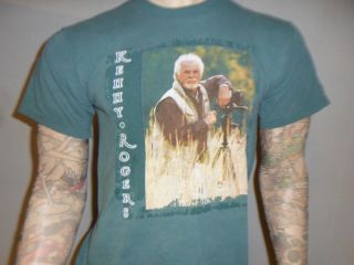 vtg KENNY ROGERS CONCERT T SHIRT On Tour 80s 90s FREE USA SHIPPING 