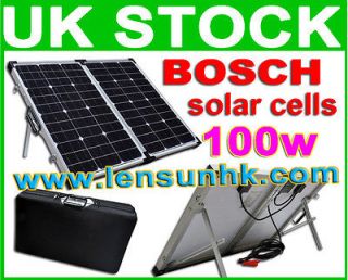   100W 12V FOLDING SOLAR PANEL KIT,CHARGE 12V BATTERY,CONTROLLER,WIRE