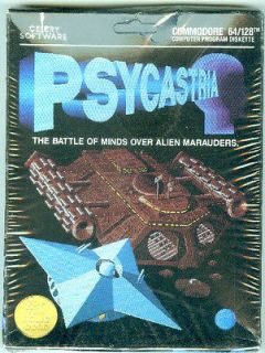 Commodore  PSYCASTRIA Computer Game (Disk)   NEW Old Stock