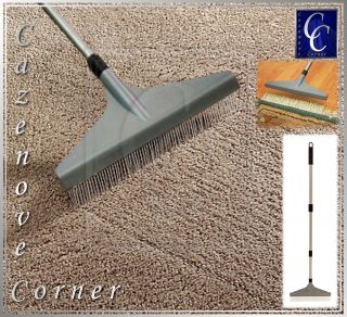   /Brush   Carpet pile groomer   Pet hair broom Telescopic handle rake