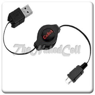   CONNECT 4G METRO PCS USB POWER RETRACTABLE PC DATA SYNC CHARGE CABLE