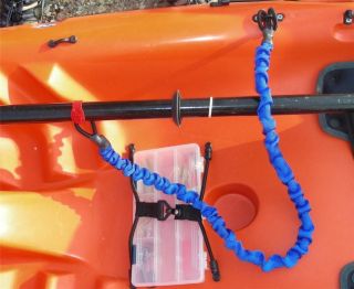 48 inch long Blue Kayak or Canoe Paddle Leash or Jet Ski Leash