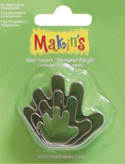 Makins Mini Fondant or Clay Cutters 3 piece Various Designs NEW