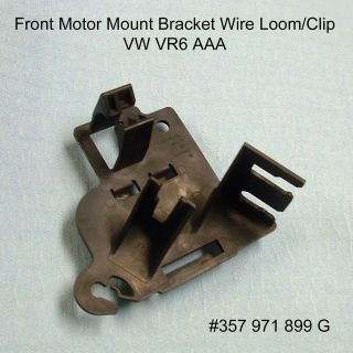 VW VR6 AAA Motor Mount Wiring Wire Loom Knock Sensor Connector Clip 