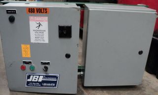 JBI PAINT SPRAY BOOTH ELECTRIC CONTROL PANEL ( MODEL CP114833 )