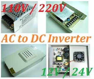 Universal AC to DC Inverter Converter Power Supply 110v 220v to 12v 