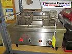 Used Vulcan Electric 2 Basket Counter Top Fryer MEF24A 208V