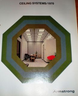 ARMSTRONG CORK CO. ASBESTOS Board Ceiling Catalog 1970