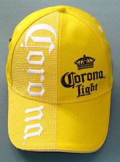 CORONA LIGHT Beer Cerveza Yellow Cap Hat
