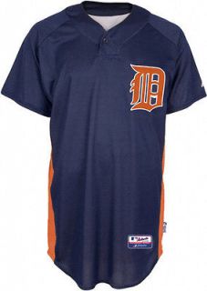 Majestic Detroit Tigers Road Authentic Cool Base BP Jersey