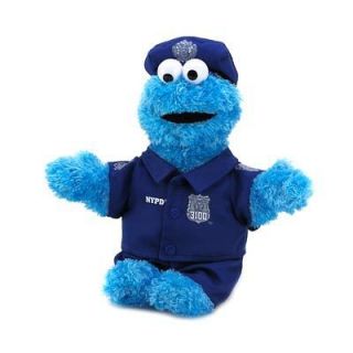 Sesame St. Nypd Cookie Monster Plush Stuffed Toy