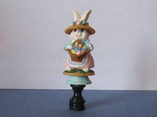 Easter Bunny Flower Basket Lamp Shade Topper So Cute