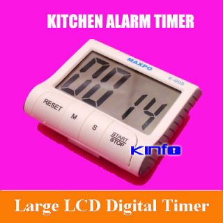 Large LCD Digital Countdown Alarm Timer for Kitchen