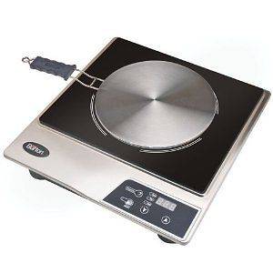   6050 INDUCTION INTERFACE DISK COOKTOP STAINLESS STEEL AND BLACK NEW