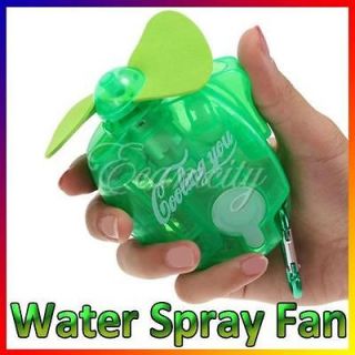   Portable Water Spray Cooling Cool Fan Mist Sport Beach Camp Travel