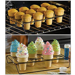 NEW Cupcake Cone Baking Rack Dishwasher Safe Non Stick Cooking Unit 