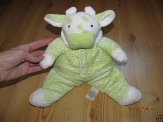   Sleepers North American Bear Co Green Cow #2795 Plush Stuffed Animal