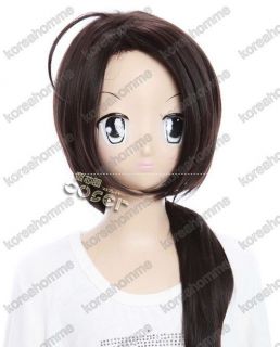 APH Axis Powers Hetalia China Cosplay Wig Costume Black Long Chinese