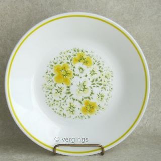 Corelle April Bread and & Butter Dessert Plate Yellow Corning USA 