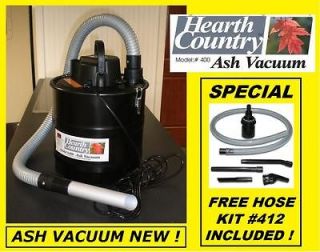 HEARTH COUNTRY Ash Vacuum Pellet Stove Fireplace Vac NEW Woodstove