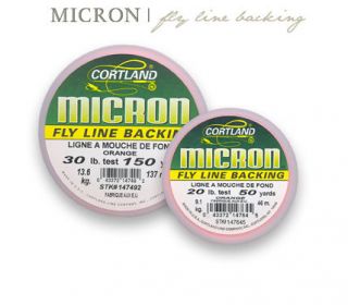 Cortland Micron Fly Line Backing ***new*** All Sizes