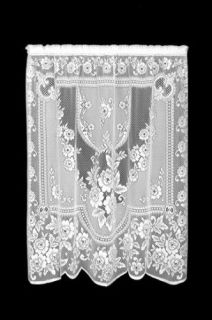 Heritage Lace Victorian Rose Panel 60x84 Ecru/White