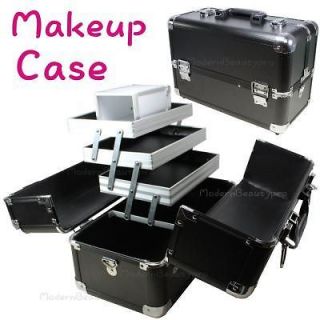 Beauty Makeup Cosmetic Nail Art Technician Train Aluminum Box Bag Case 