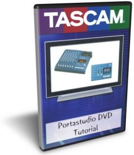 tascam portastudio dvd training tutorial 414 424 covers 414 424