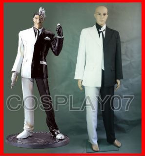 AssassiBatman Two face man suit cosplay costume Halloween