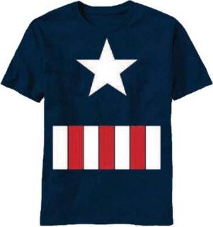 Marvel AVENGERS Captain America COSTUME T Shirt S(4), M(5/6) & L(7)