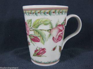 Crown Trent Coffee Cup Rosa Roses England Fine Bone China