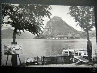 Switzerland~19​61 LUGANO~PEDALO BOATS~Lake~pho​to